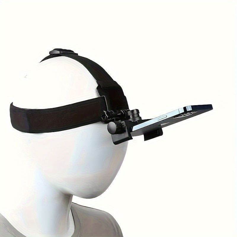 Adjustable Head Mounted Phone Camera Holder for recording video